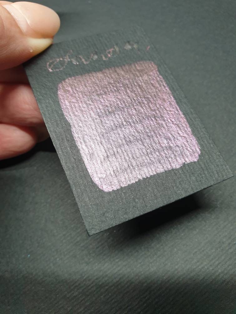Handmade Chameleon Watercolour Paint | Sansa, Purple Black Shade