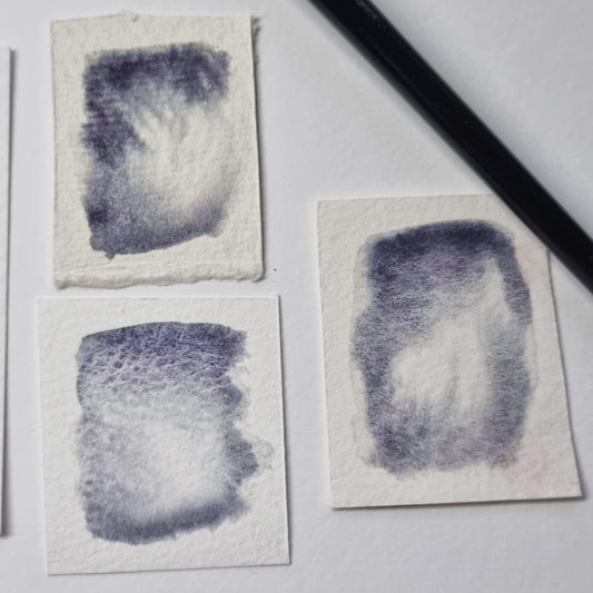 Handmade Vegan Watercolour Paint | Granulating Summer Storm Set | Thunder