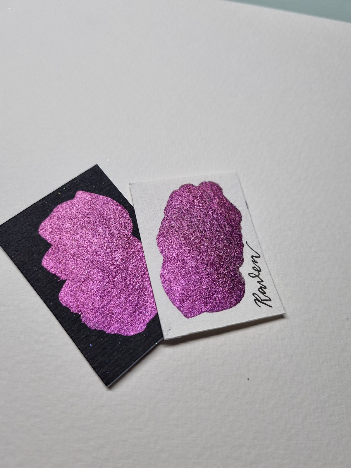 Handmade Vegan Watercolour Paint | Raven Chameleon Shade Shift (Mini Pan)