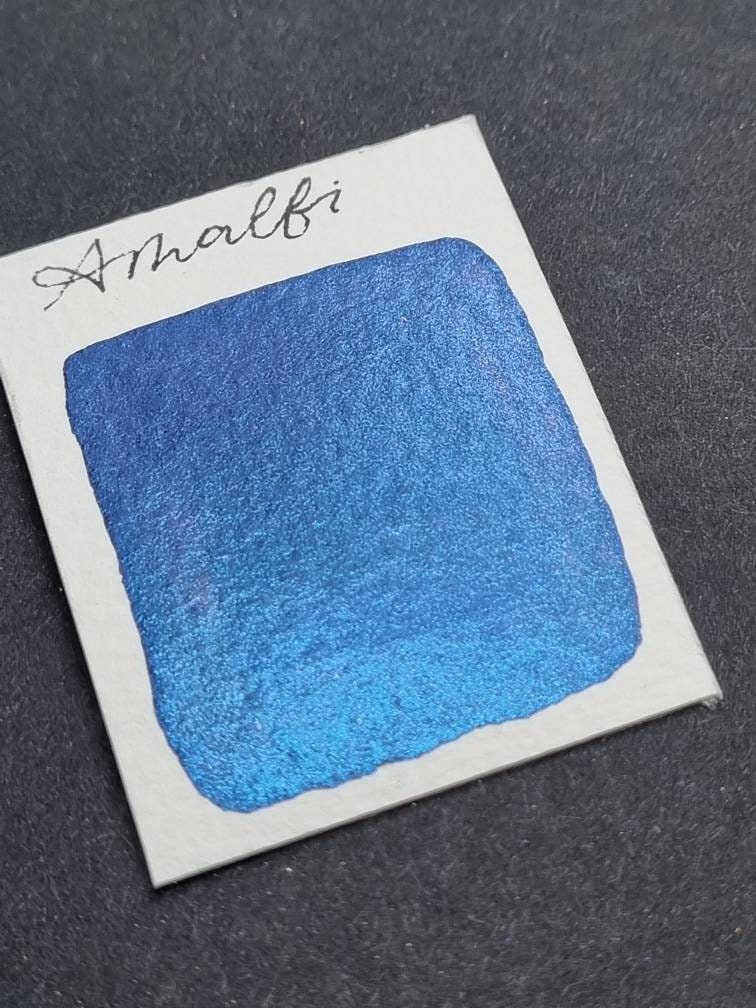 Handmade Amalfi Watercolour Paint | Blue Purple Duo Chrome