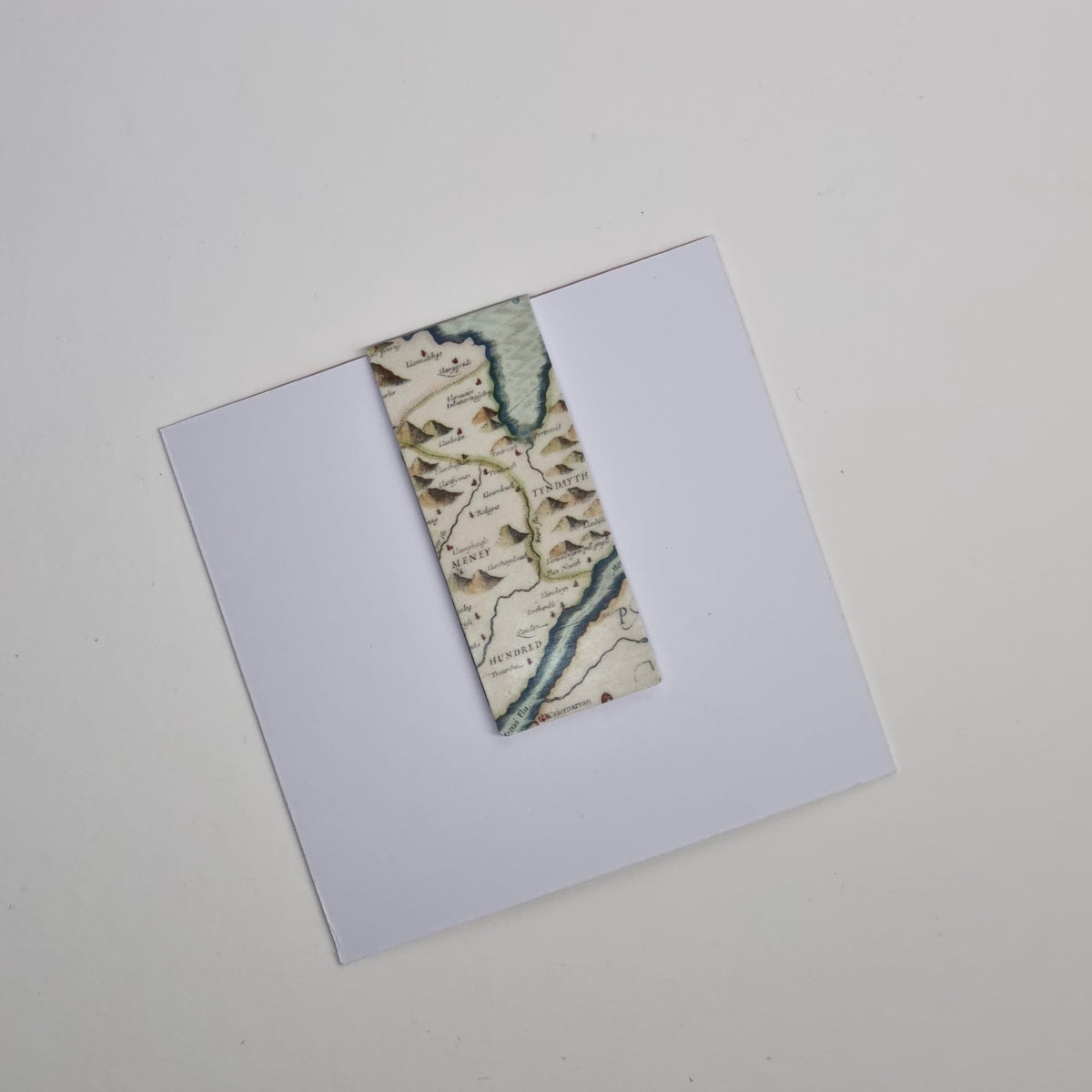 Handmade Map Magnetic Bookmark | Bookworm Gift
