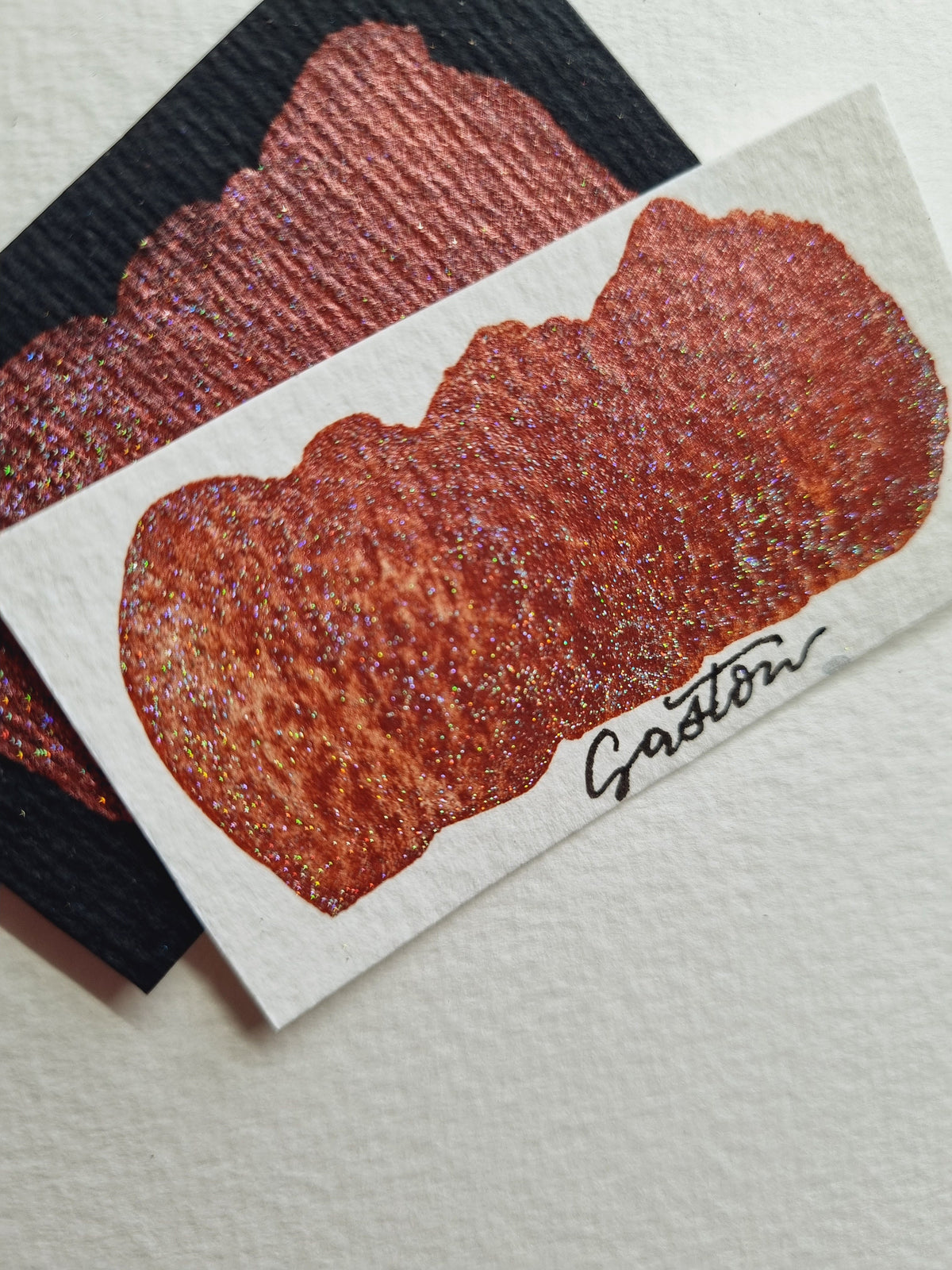 Handmade Wine Red Metallic Watercolour Paint | Holographic Gaston