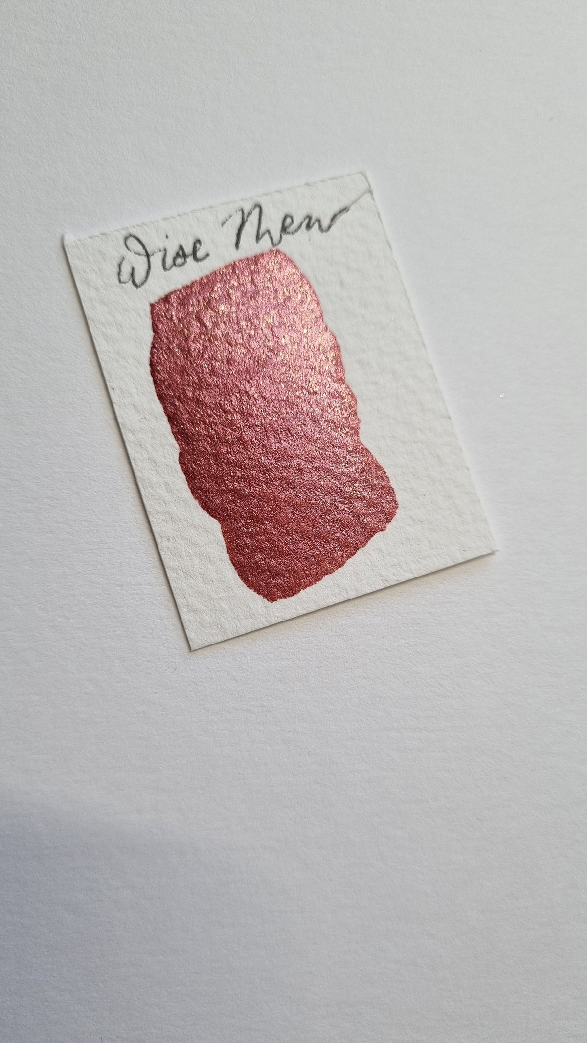 Handmade Wine Red Shimmer Watercolor Paint | Vegan Calligraphy Ink | Wise Men